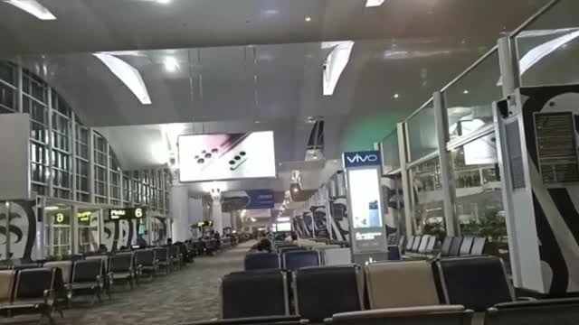 Kualanamu Medan airport waiting room
