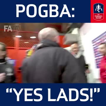 Pogba is happy with the result. - YES LADSSSS!