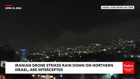 Iranian Drone Strikes Rain Down On Northern Israel, Are Intercepted In The Sky