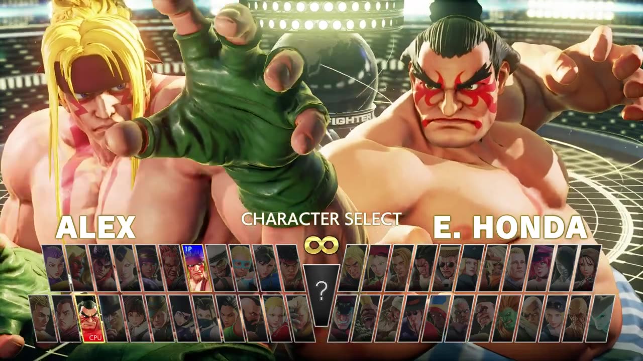 01.Alex vs E. Honda (Hardest AI) -Street Fighter V