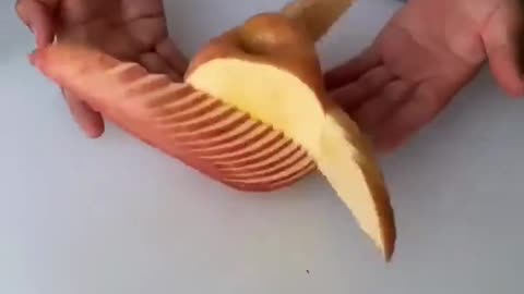 Apple🍎 Fruit Cutting Style😘 ~ Cutting Skills and Art👀 @MR. INDIAN HACKER @Crazy XYZ #shorts #viral