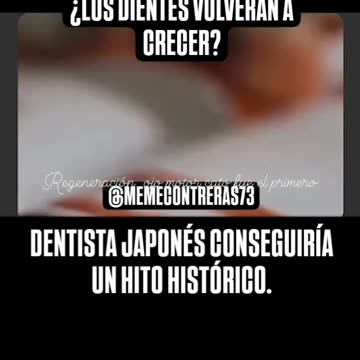 regeneracion de las tercera corrida de dientes y mas