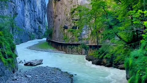 Aare Gorge in Switzerland 🇨🇭