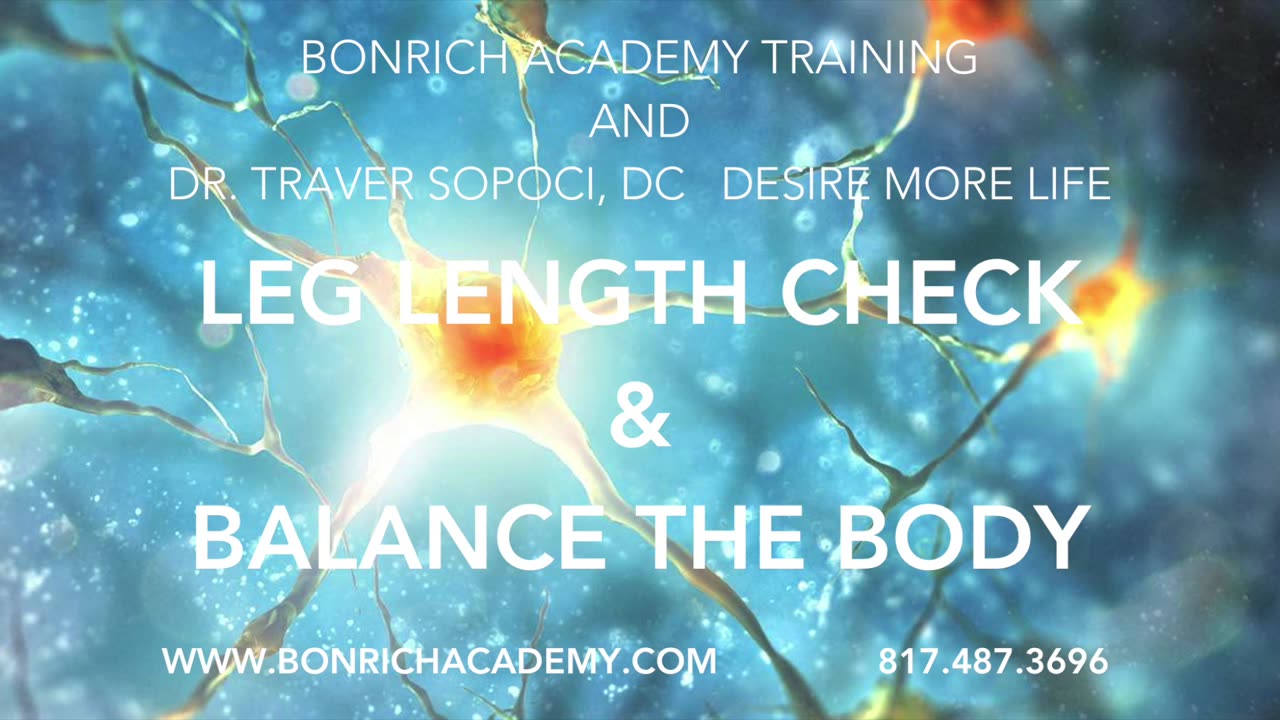 BCA Training - Dr. Traver - Leg Length Check