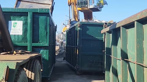 Blue collar crane operator