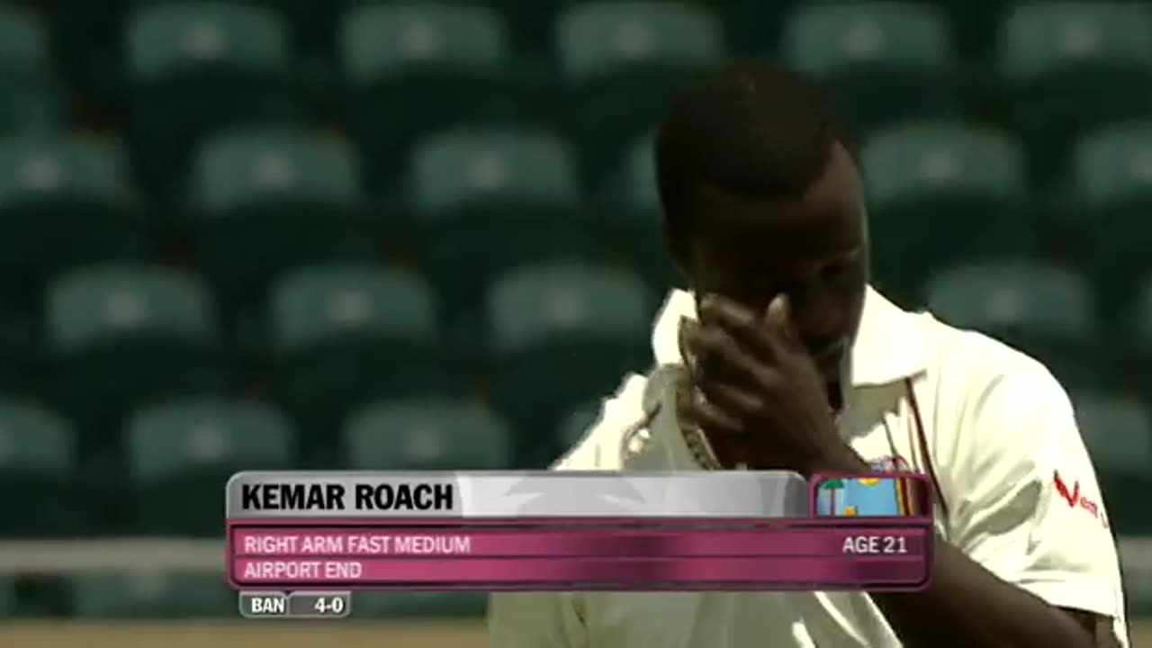 Can you name kemar's first test match wicket🏏