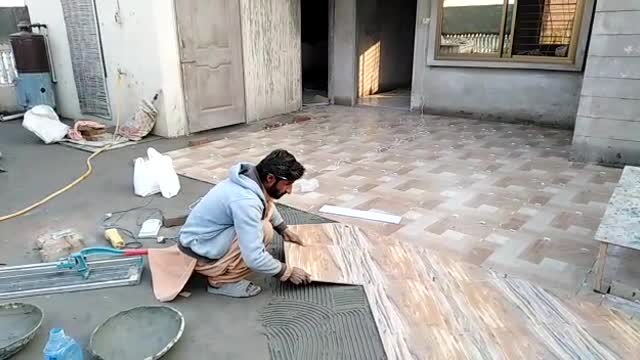 tile installation
