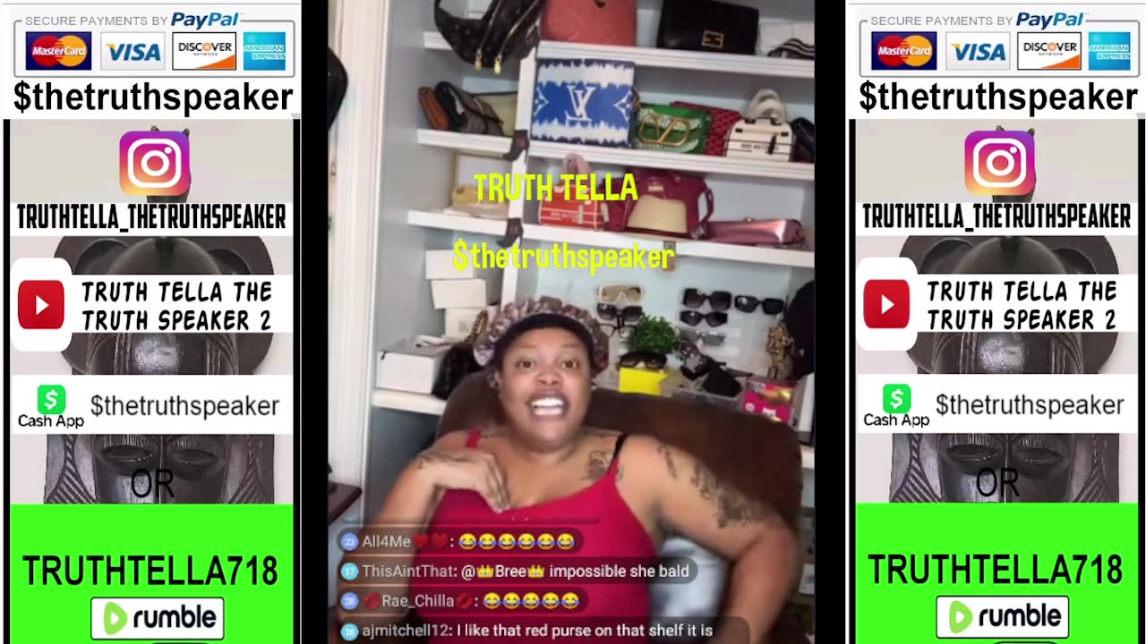 TOMIKAY IN RED39 BOX ASKING HER WHY SHE SO JEALOUS & RED GOES OFF