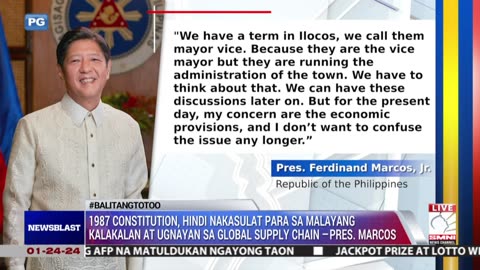 1987 constitution, hindi nakasulat para sa malayang kalakalan