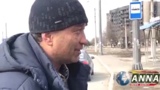 "Azov, bitch! People were leaving - "Azov" shot, people! They shot columns of civilians who tried