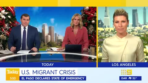 El Paso declares state of emergency over skyrocketing migrant influx 9 News Australia