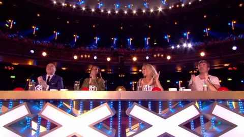 BEST Donald Trump Impression Has Simon Cowell LOL!