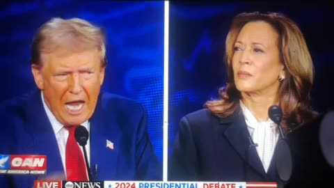Trump vs Harris debate 09:54 pm