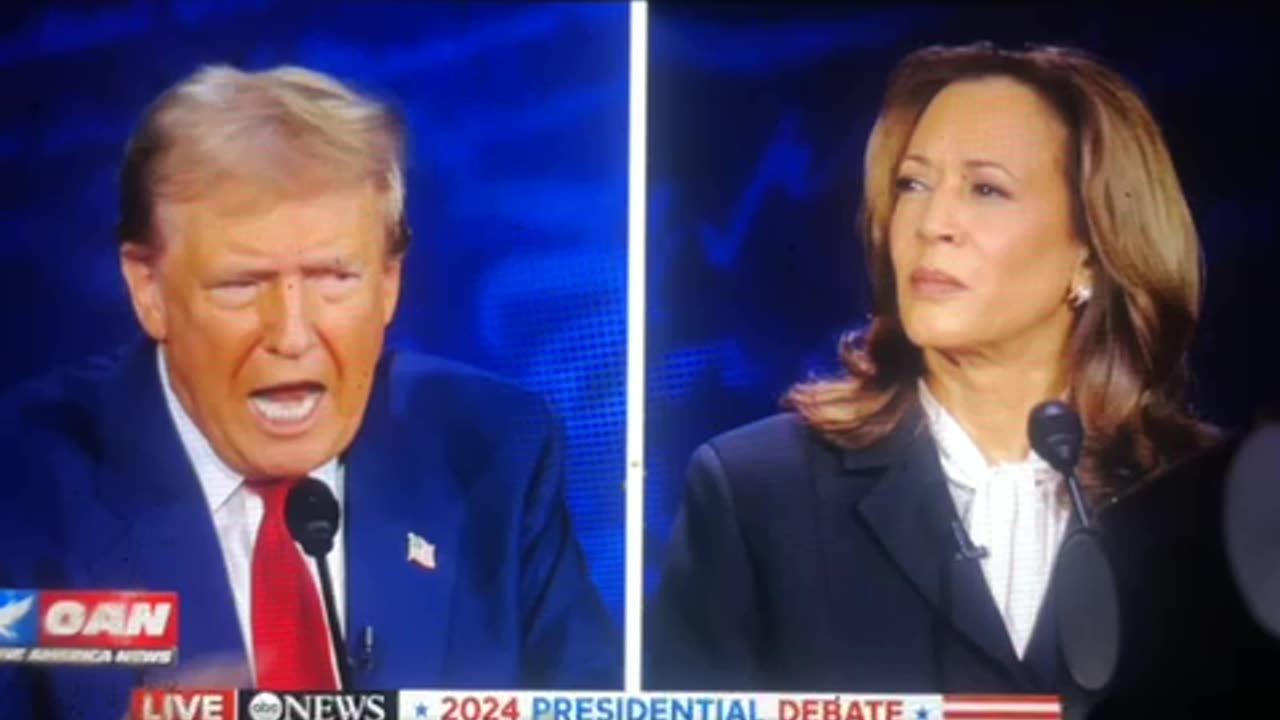 Trump vs Harris debate 09:54 pm