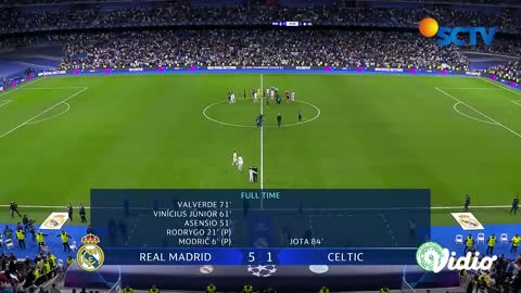 Real Madrid VS Celtic Liga Champions UEFA 2022/23