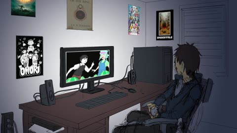 Omori Hikikomori Route Animation-Nowhere Man