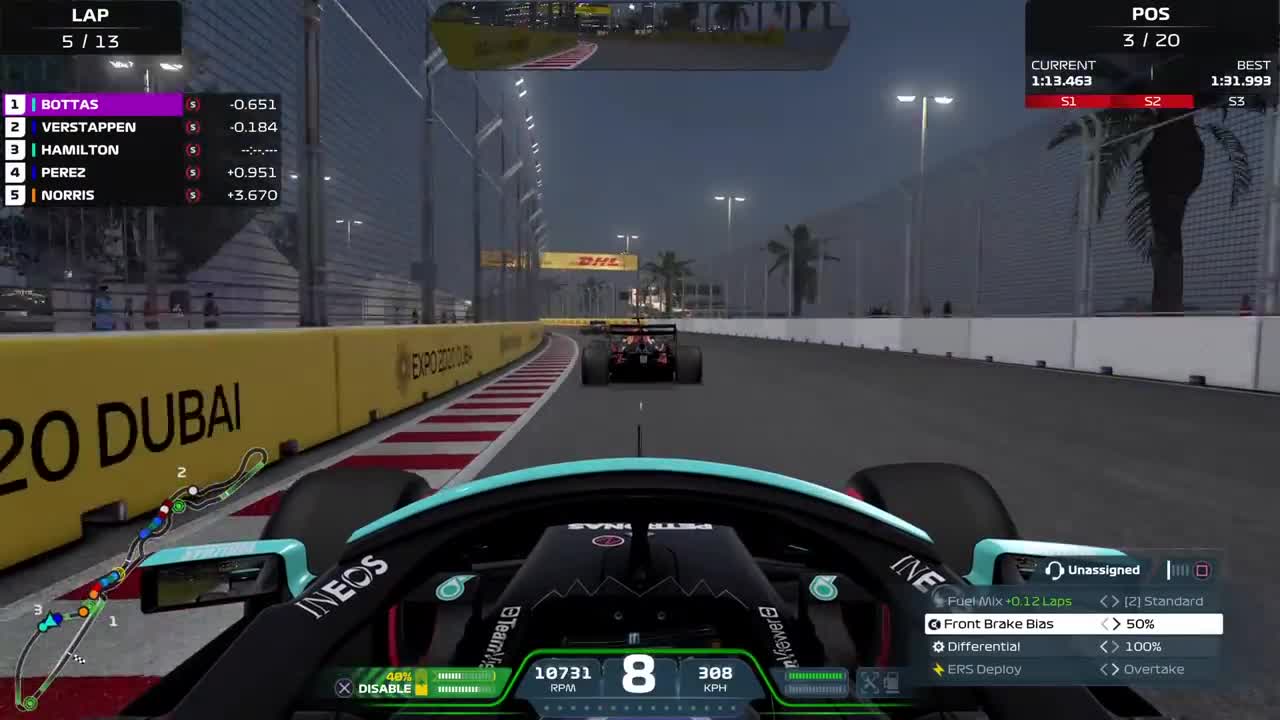 F1 2021 - Championship Round 22 Jedah Mercedes F1 W12 Hamilton