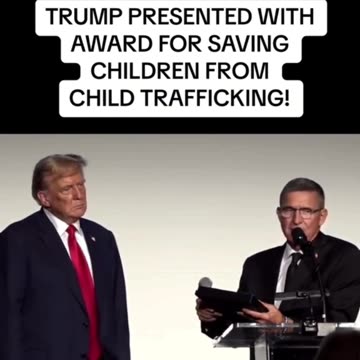 45+ presented with an award for fighting human trafficking.. (The Truth Will Shock The World)