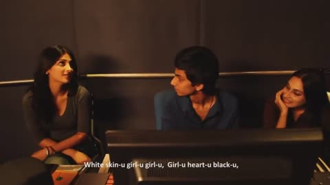 "why this kolaveri di" with the music composer Anirudh, Dhanush, Shruti Hassan, Aishwarya