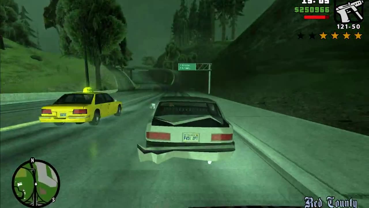 GTA San Andreas 4 stars grenade fail