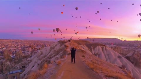 Sunset glow is the most romantic with the person you like
