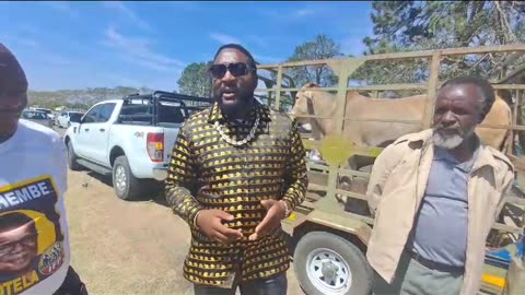 Prince Lungalomndeni arriving at KwaPhindangene for Buthelezi's passing