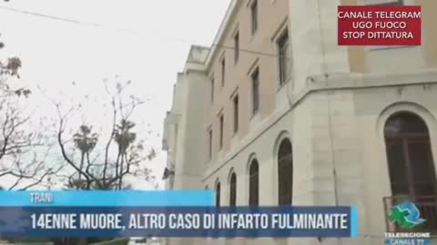 🔴14ENNE MUORE PER INFARTO FULMINANTE