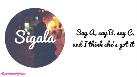 Sigala - Easy Love (Lyrics Video)
