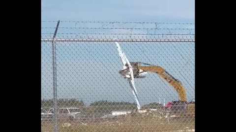 Florida Man Flies Jet With Excavator Like a Toy Plane