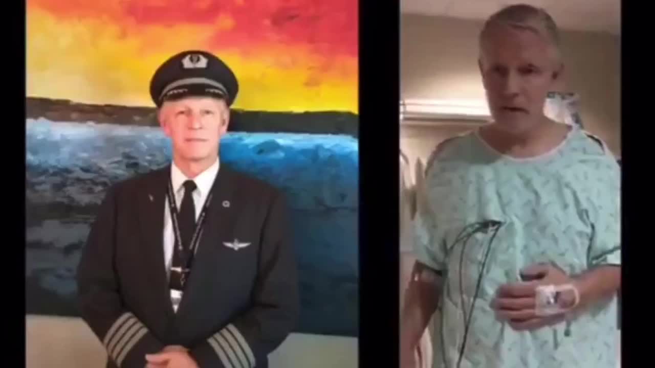 Airplane Pilot that suffers from and testifies about the vaccine side effect