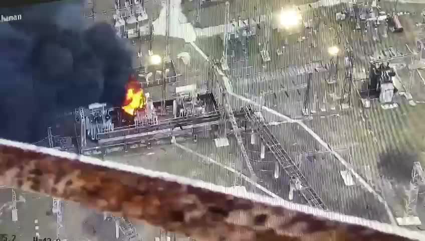 Luhansk region: as a result of the shelling of the CHP, a transformer caught fire