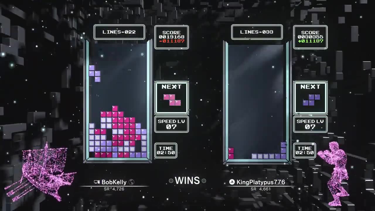 Intense Round of Tetris