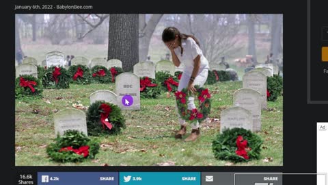 SATIRE AOC Lays Wreath At Her Own Gravesite
