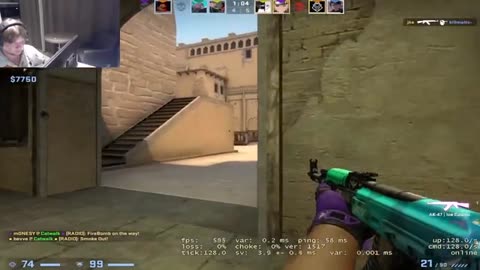 [CSGO] s1mple - m0NESY, jks, smooya Desert Lost City FACEIT live video!
