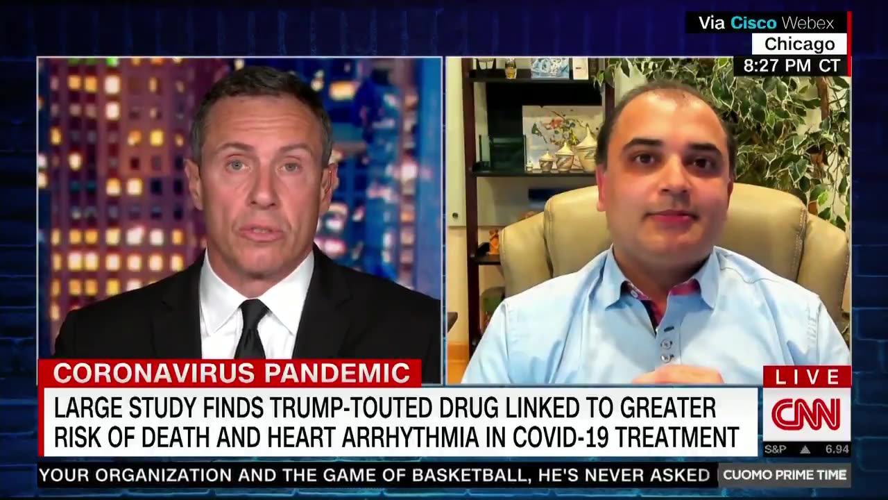 CNN Chris Cuomo Celebrates Dr. Sapan Desai, the Fraud Doctor