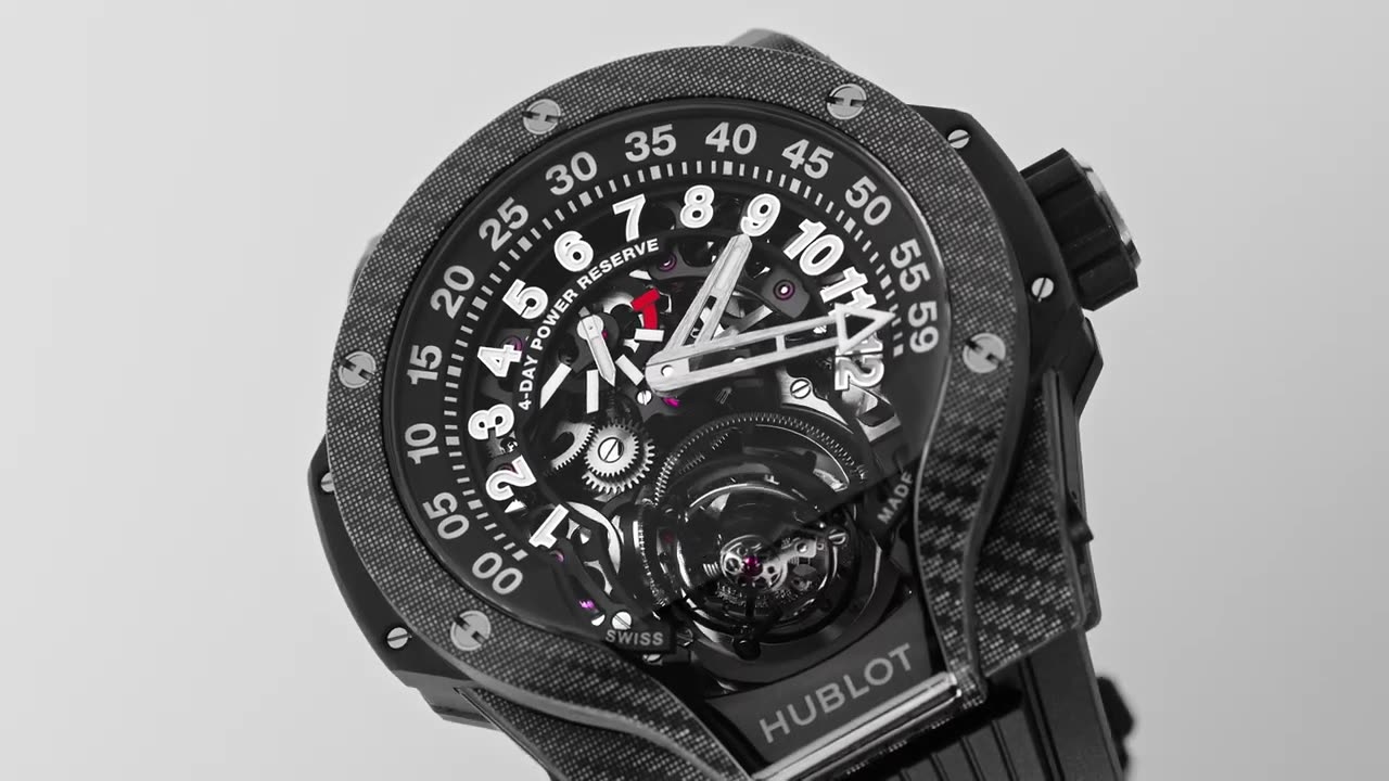 Hublot Mp-13 Tourbillon Bi-Axis Retrograde Black Carbon
