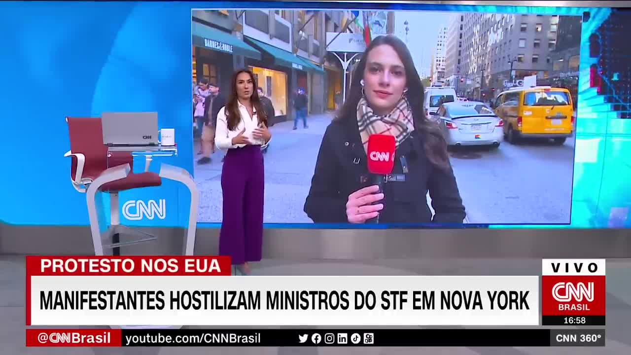 Lewandowski e Gilmar Mendes criticam ataques que sofreram em Nova York | CNN 360°