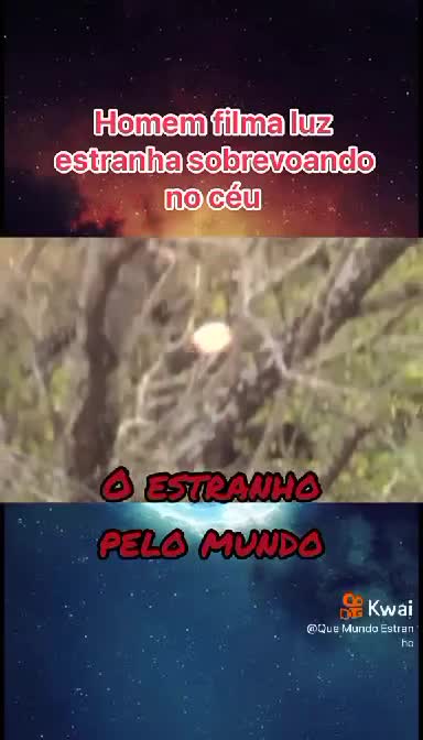 MAN FILMS A STRANGE LIGHT IN THE SKY WATCH THE VIDEO AND SHARE