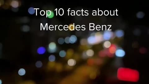Top 10 Facts about Mercedes-Benz