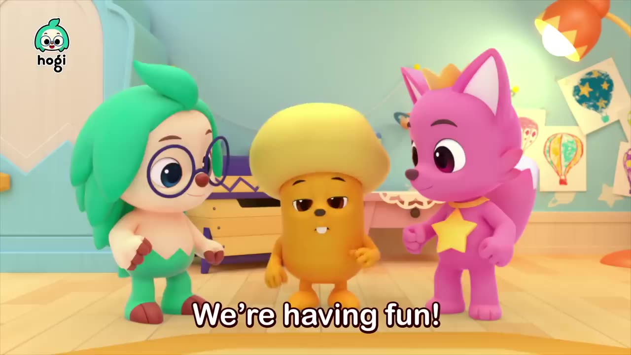 GO AWAY,SLEEPINESS ! SING ALONG WITH HOGI ! KID`SFAVORITE RHYME! HEALTHY HABITS 1 PINKFONG & HOGI !!