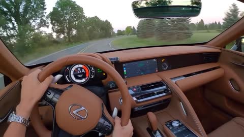 2021 Lexus LC 500 Convertible - POV Driving Impressions
