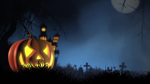 4 Hours Scary Music (Pumpkin on the Hill) 🎵 Stress Relief Insomnia, Relaxing (My Dream)