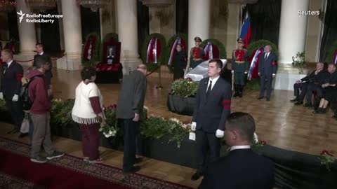 Hungary's Orban Pays Final Respects To Gorbachev