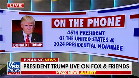 President Trump. We're going to close up the border. We're going to let people come in