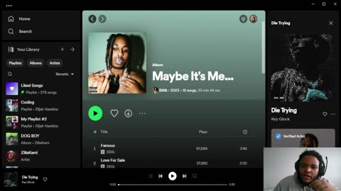 MAYBE IT'S MID🤷‍♂️ | DDG - MAYBE ITS ME | ALBUM REACTION PART 1