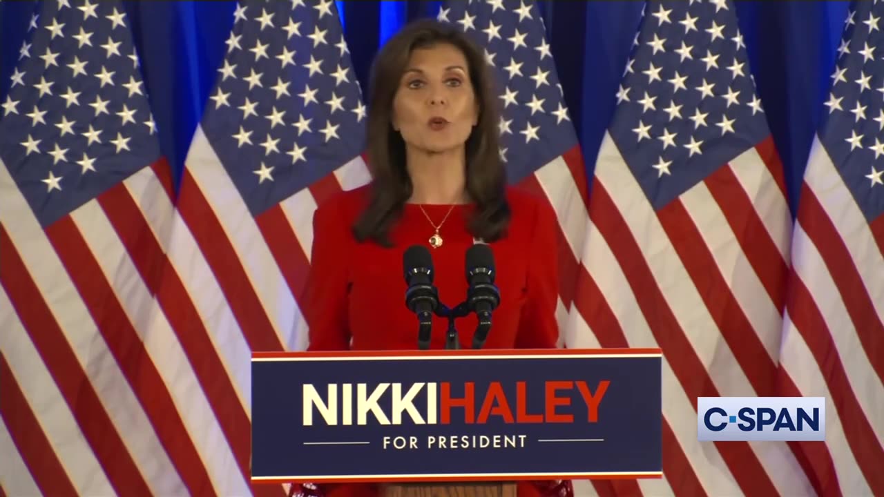 Nikki Haley: "The time has now come to suspend my campaign.