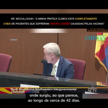 💉⚠️DR.MCCULLOUGH:PRÁTICA CLÍNICA COMPLETAMENTE CHEIA DE PACIENTES Q SOFRERAM GRAVES LESÕES CAUSADAS PELAS VACINAS💉⚠️