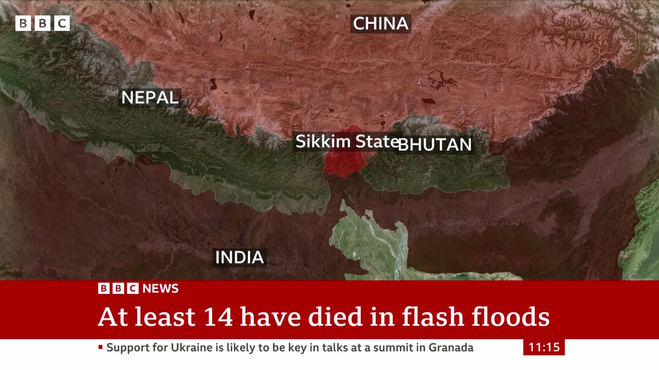 india flash flood 100 of people missing