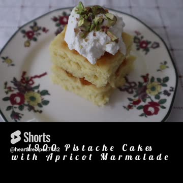 1900 Pistache Cake with Apricot Marmalade