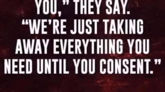YOU HAVE THE RIGHT TO SAY "NO"